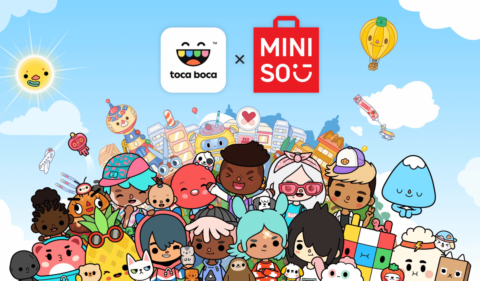 MINISO x Toca Boca ® Collab Transforms Toca Boca® World’s™ Digital Playground into Real Life Fun
